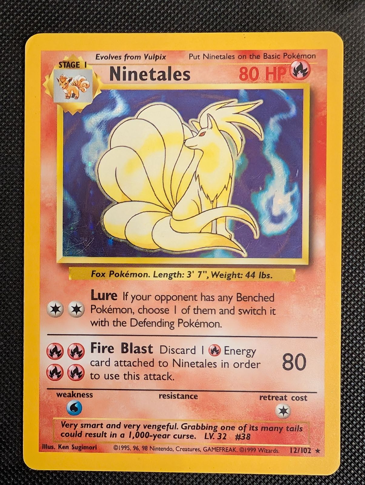 Front of Ninetales, 12/102
