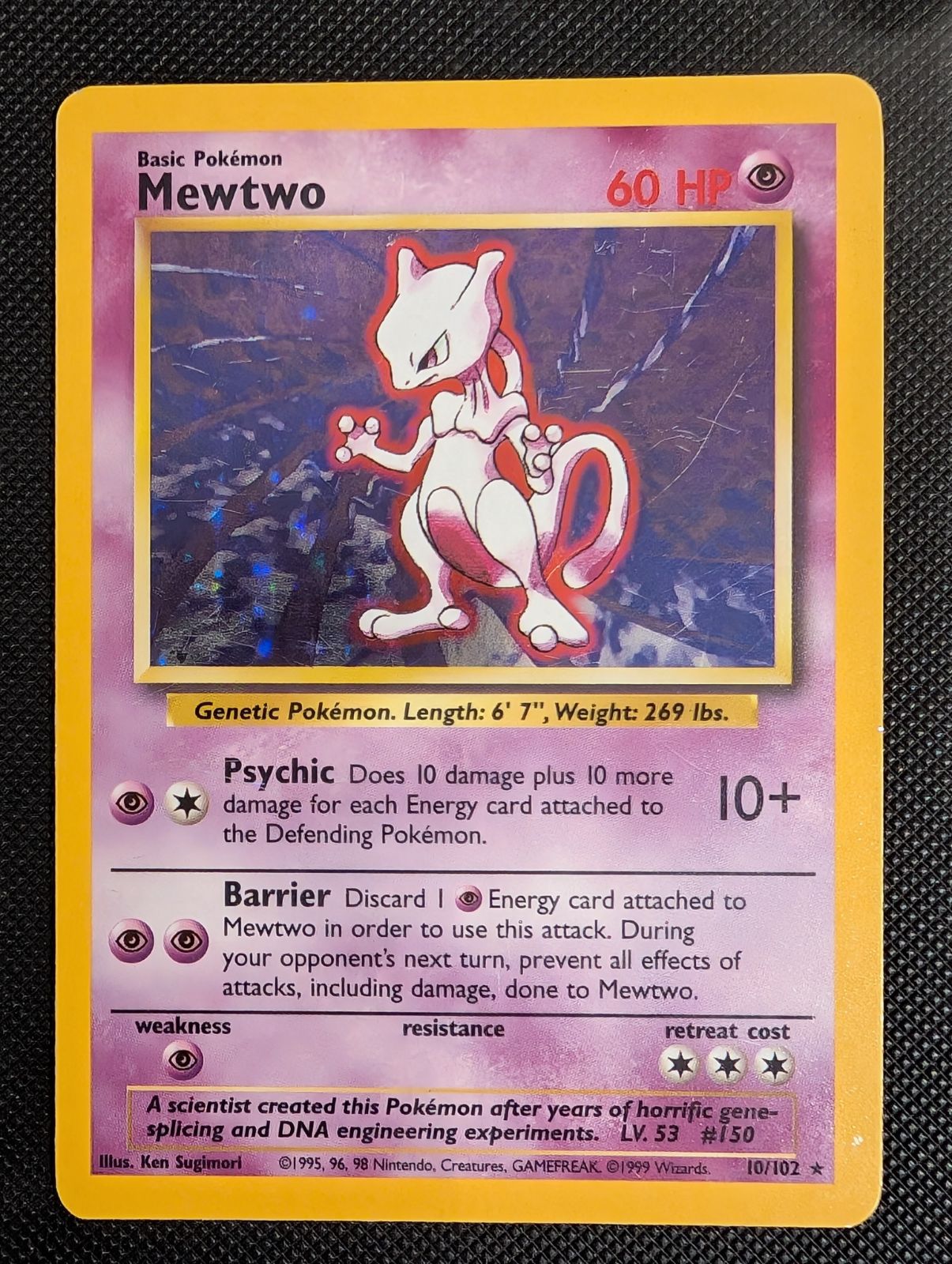 Front of Mewtwo, 10/102