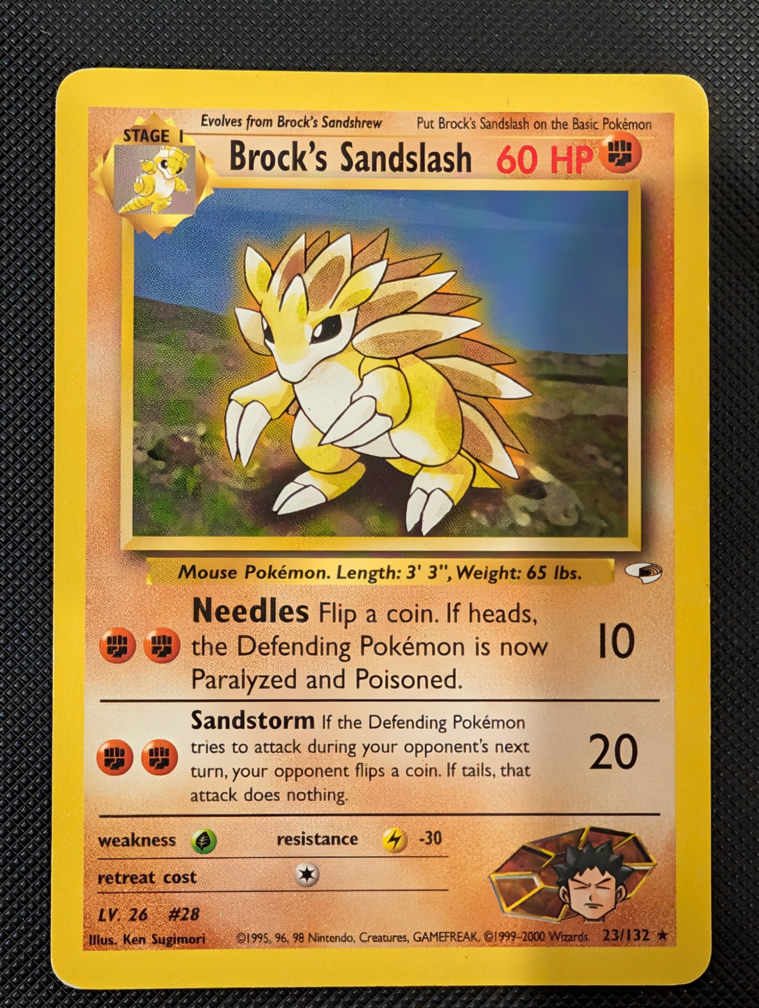 Front of Brock's Sandslash, 23/132