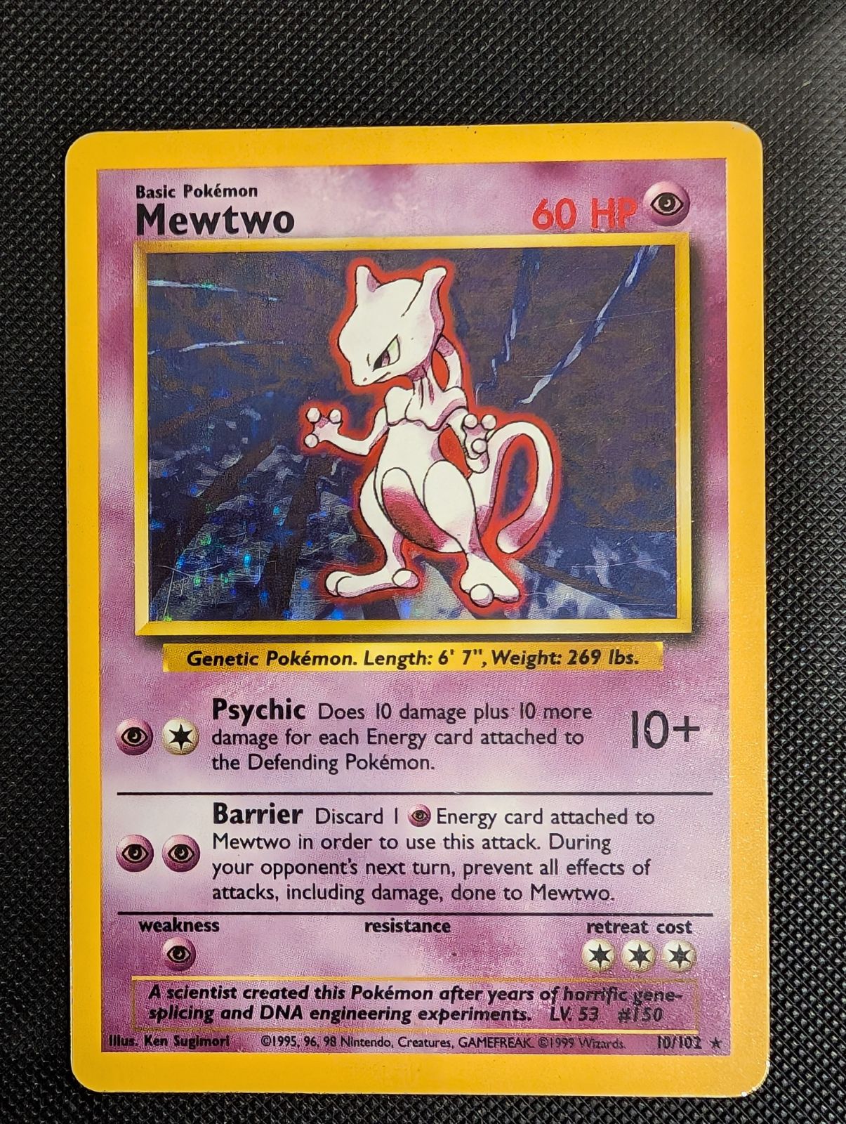 Front of Mewtwo, 10/102