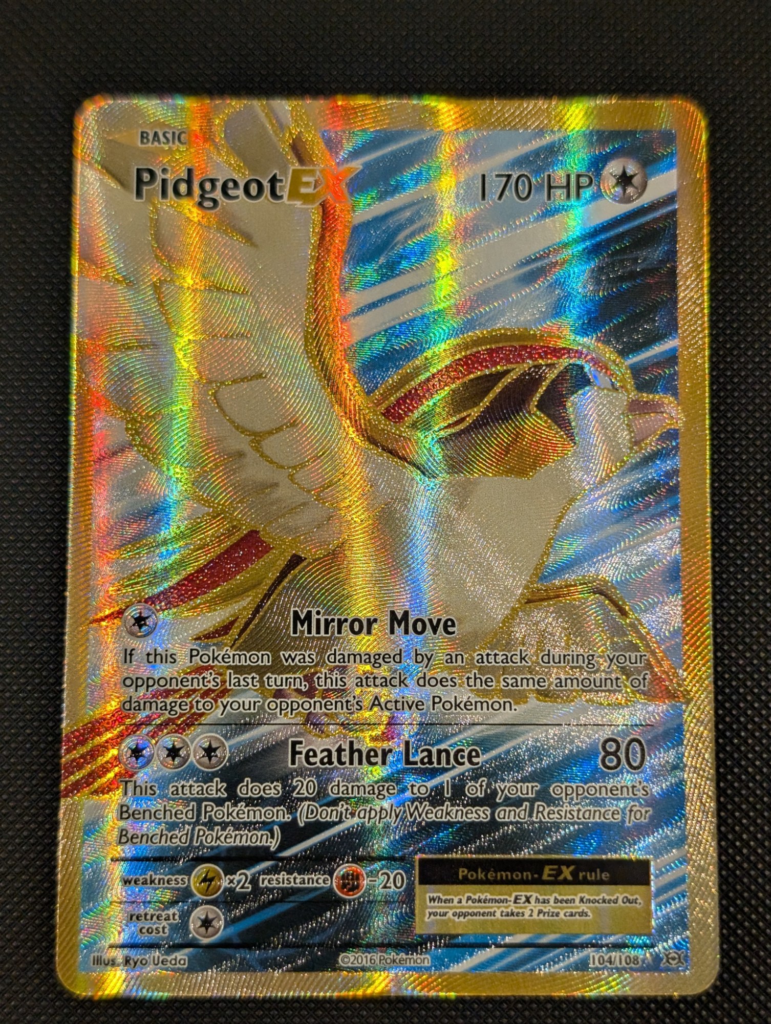 Front of Pidgeot EX, 104/108